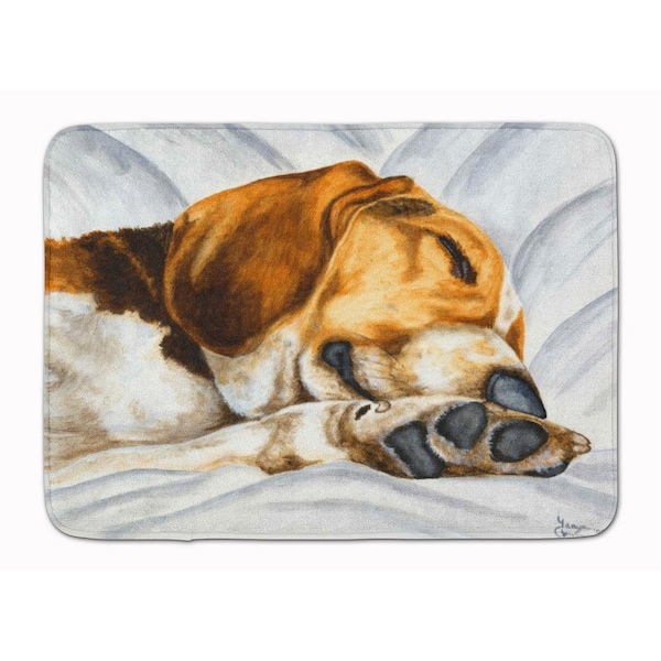 Carolines Treasures Beagle Bliss Machine Washable Memory Foam Mat AMB1076RUG - main